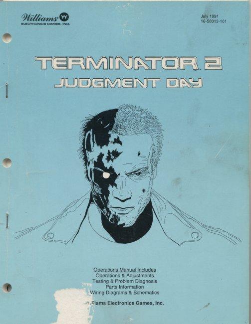 terminator 2 pinball manual